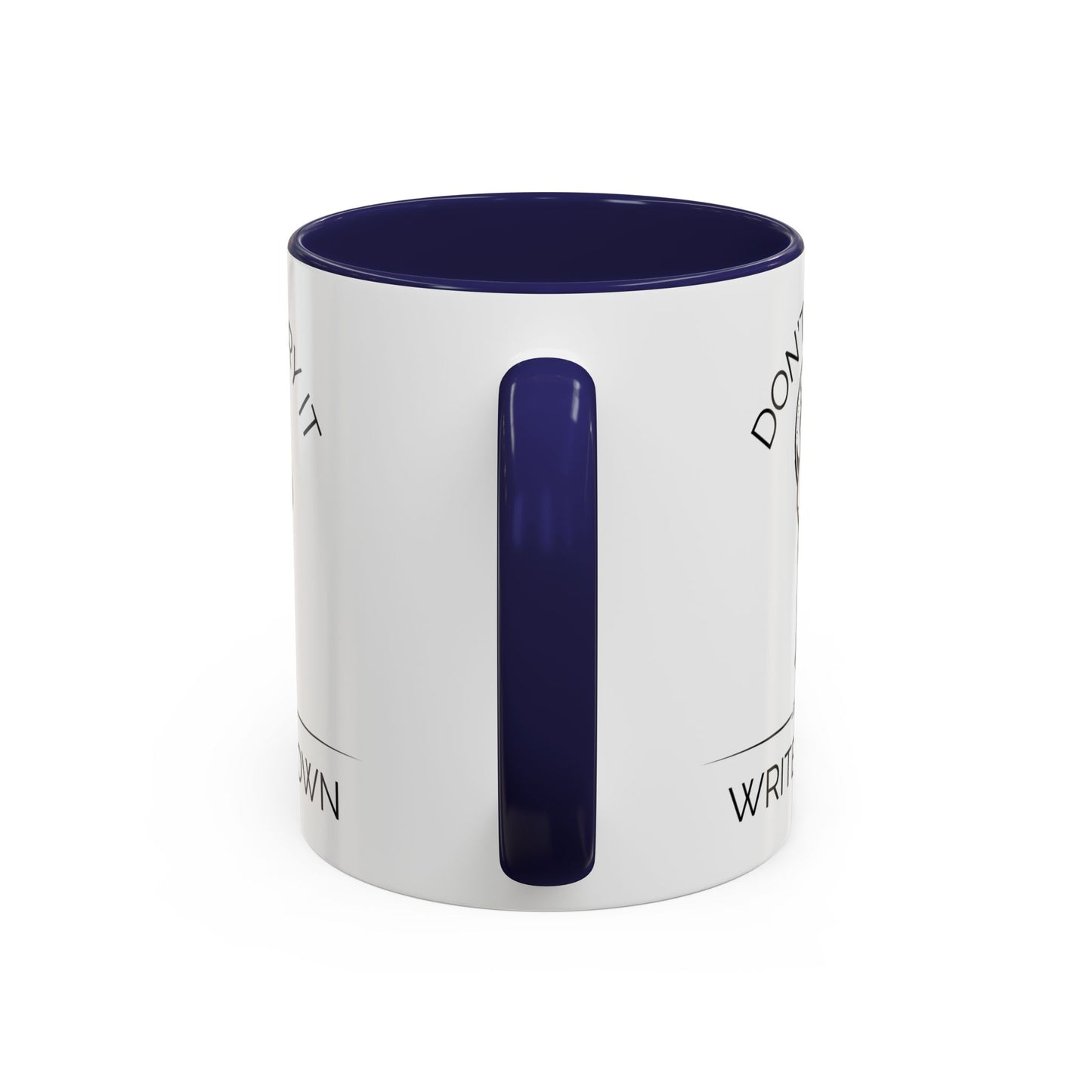 “Don’t Carry It, Write It Down” - Stoic Atlas Mug for Men Who Journal