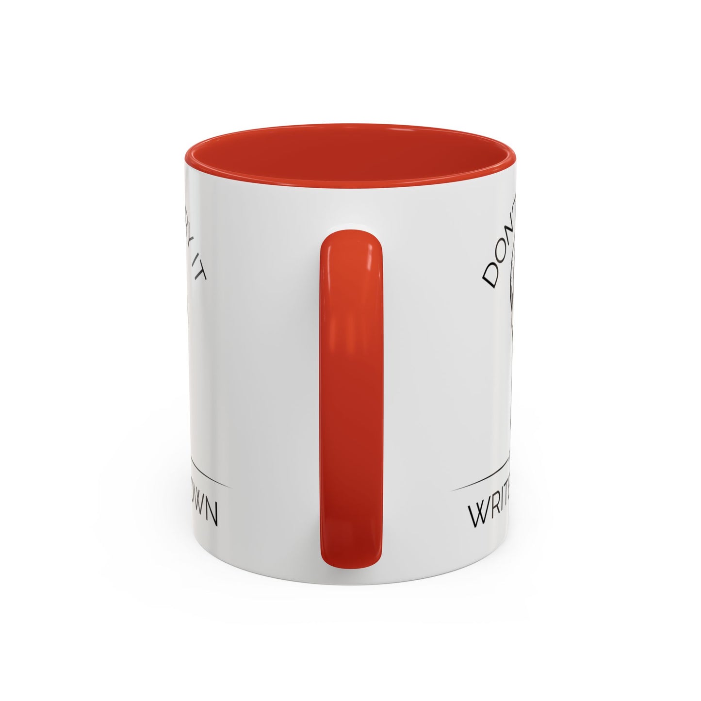 “Don’t Carry It, Write It Down” - Stoic Atlas Mug for Men Who Journal