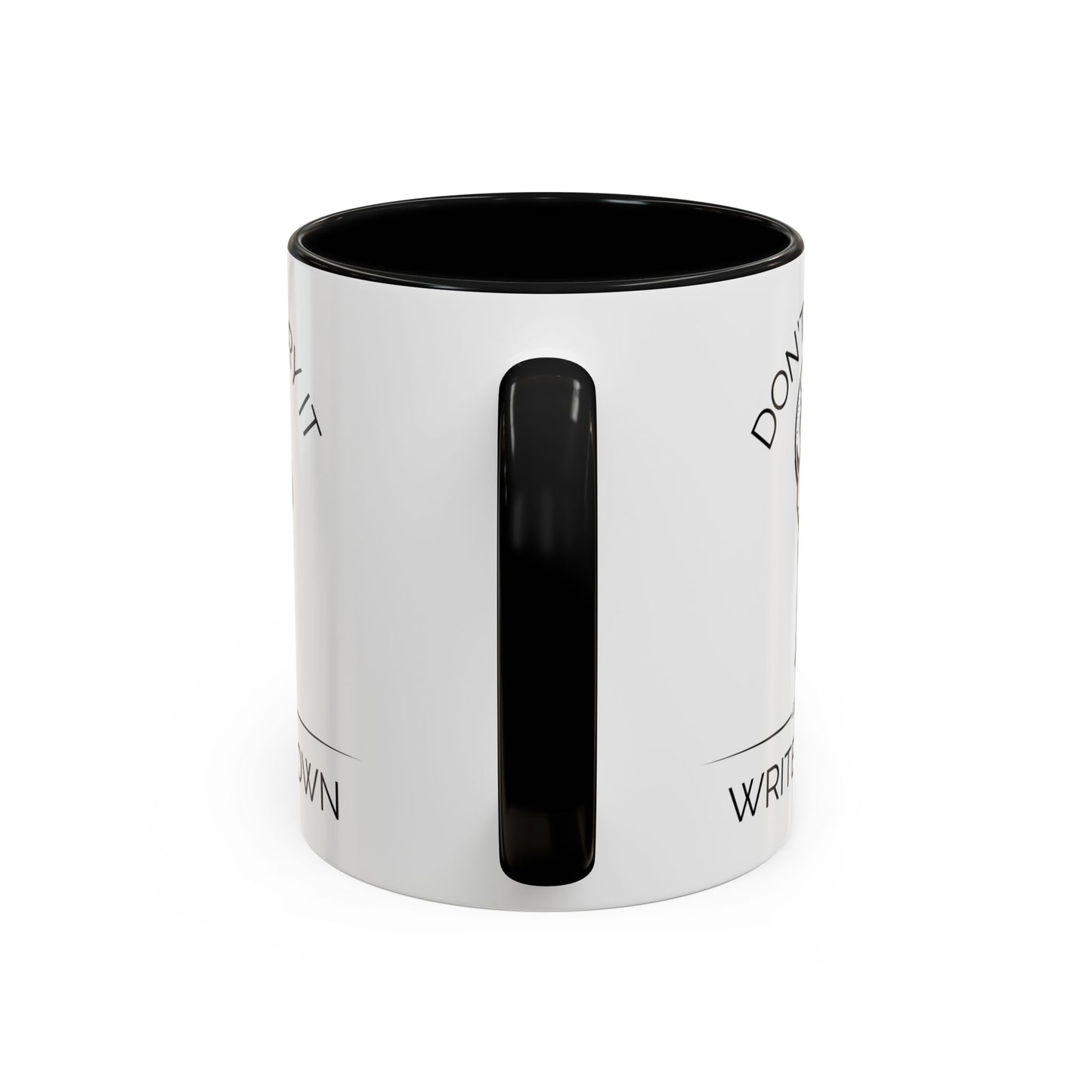 “Don’t Carry It, Write It Down” - Stoic Atlas Mug for Men Who Journal