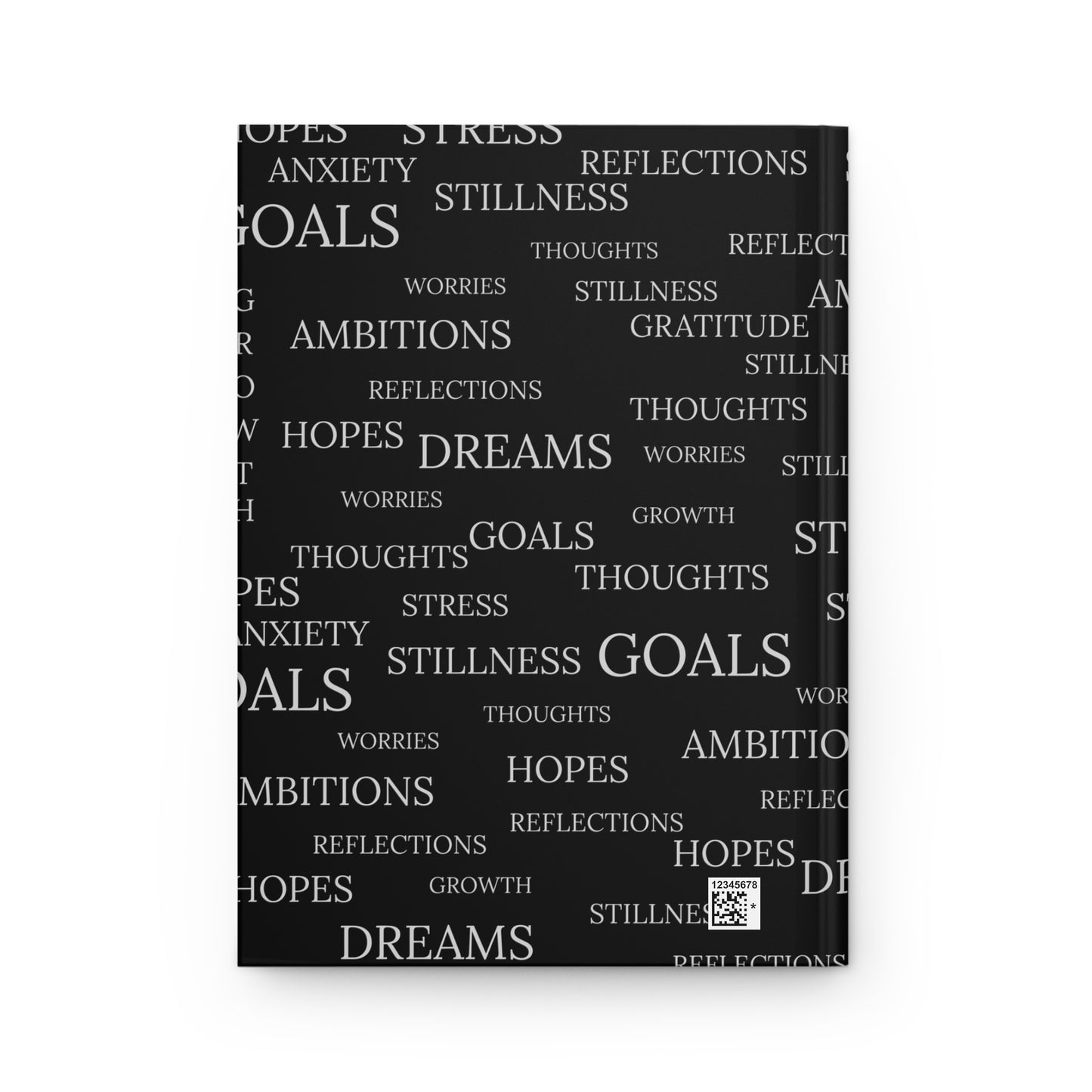 "Write It Down" Hardcover Journal for Goal Setting and Reflection - Blank Lined Journal